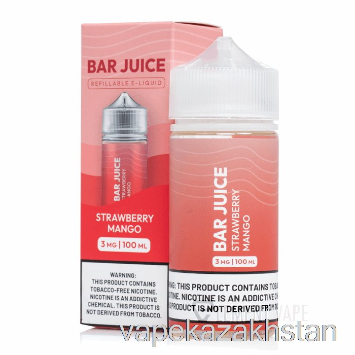 Vape Smoke Strawberry Mango - Bar Juice - 100mL 3mg